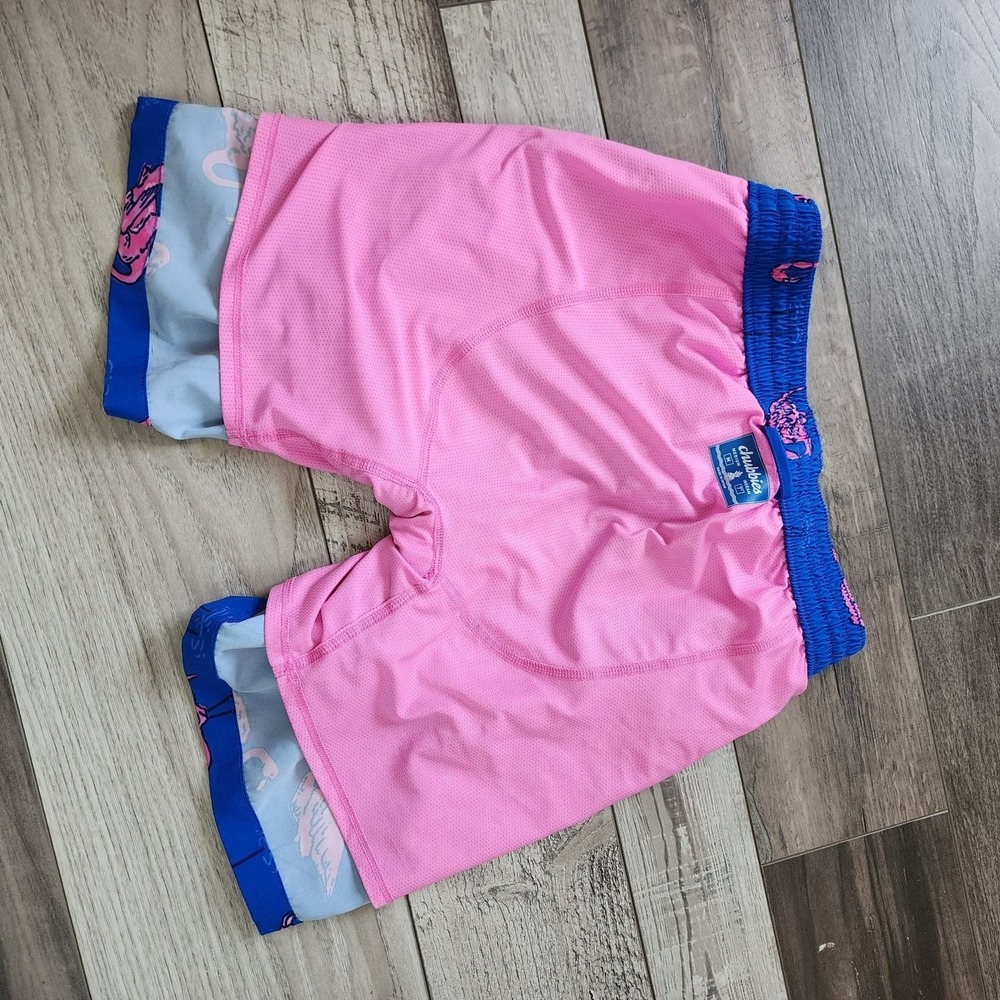 Chubbies The Flamingos 6.5" Inseam Swim Trunks Size Medium - Picture 8 of 9